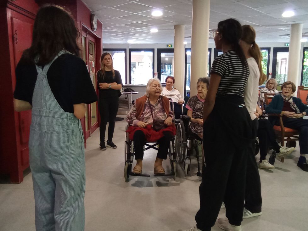 Une comédie musicale inspirée des récits des anciens, répétition générale…