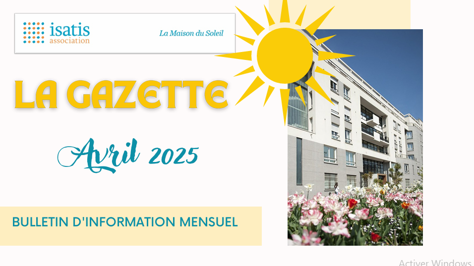 La Gazette d’Avril est arrivée !