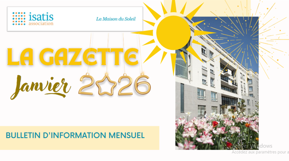 La gazette de janvier !