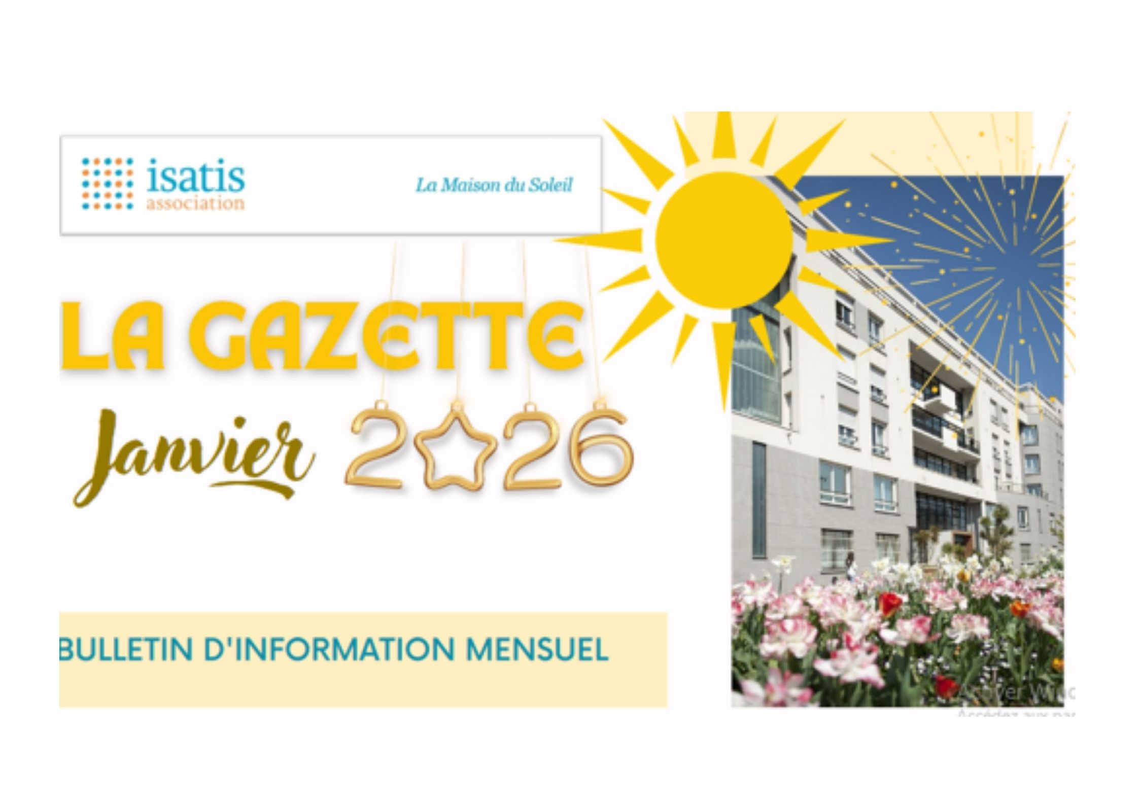 La gazette de janvier !