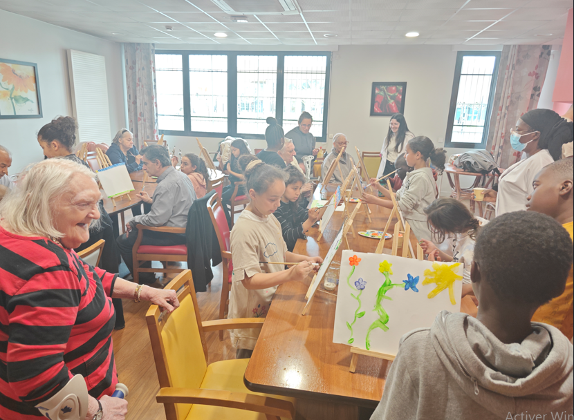 Un atelier peinture pas comme les autres🎨à la Maison du Soleil