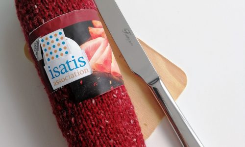 Le saucisson de La Résidence, produit de l’atelier tricot avec la complicité de Licinia lingère exceptionnelle
