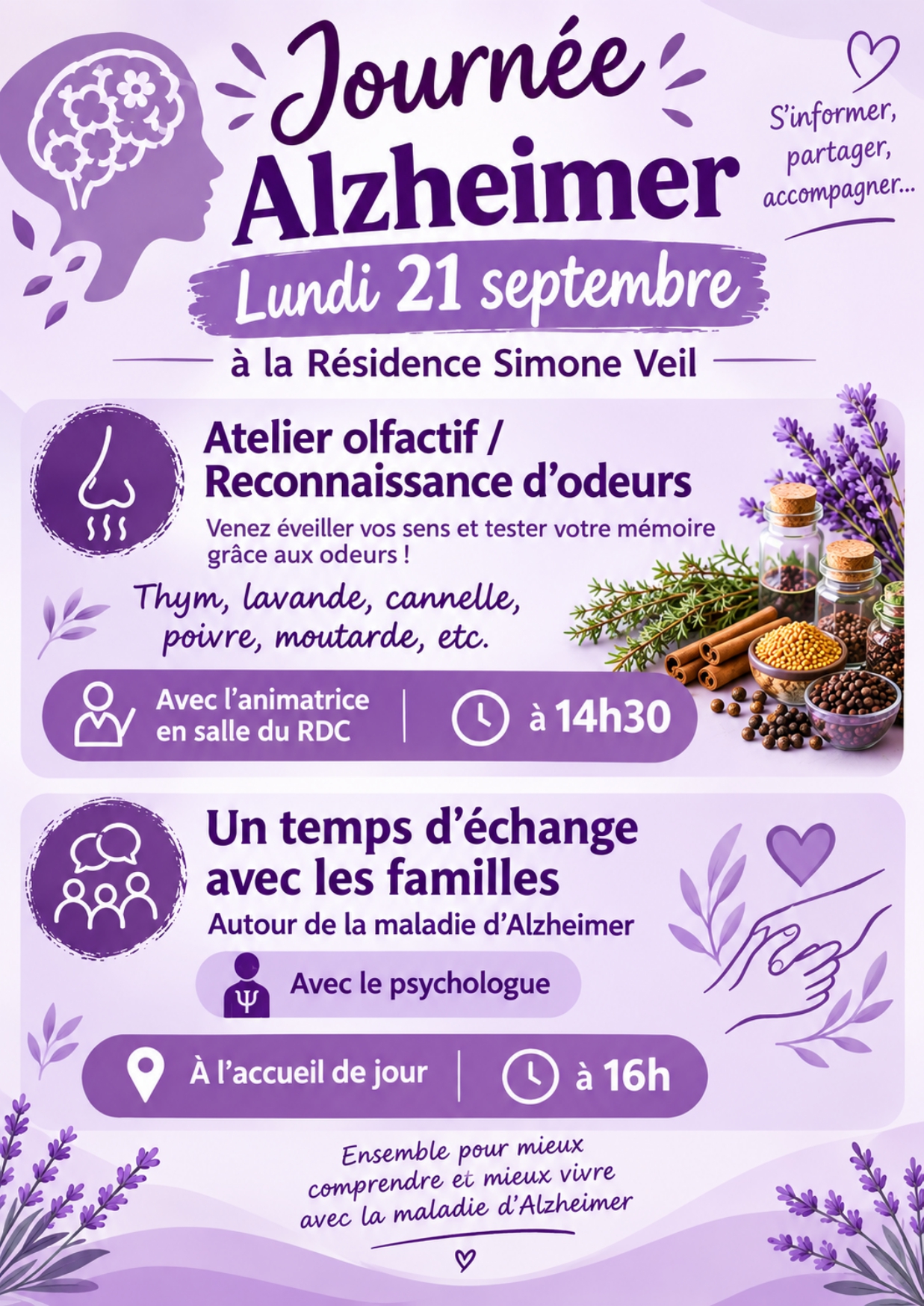 Journée mondiale Alzheimer